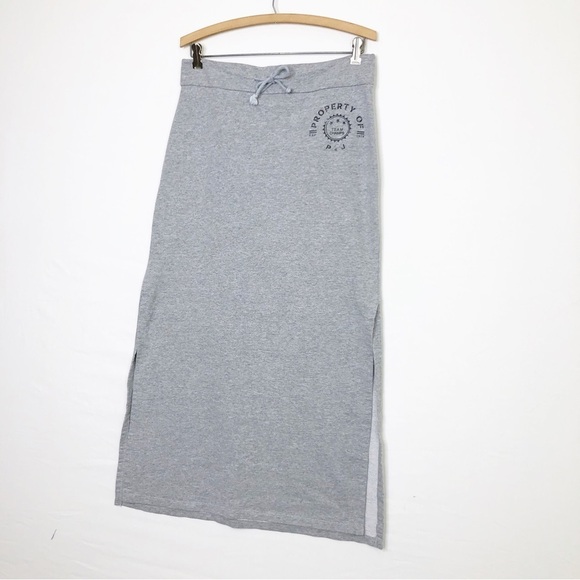 Vintage Y2K Boho, gray maxi skirt - Picture 9 of 11